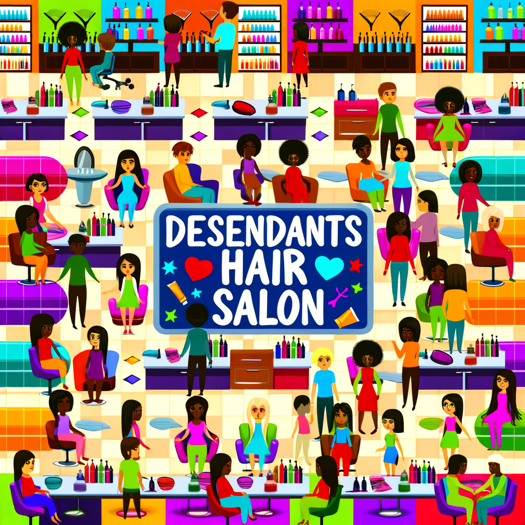 💇 Descendants Hair Salon 1K Makeover